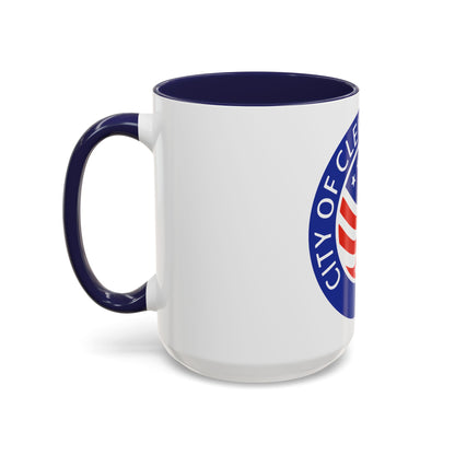 Seal of Cleveland Ohio - Accent Coffee Mug
