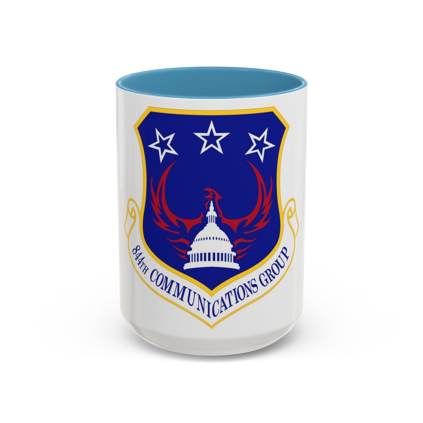 844th Communications Group (U.S. Air Force) Accent Coffee Mug