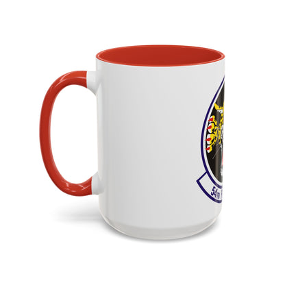 54th Fighter Squadron (U.S. Air Force) Accent Coffee Mug