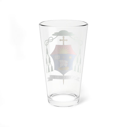 Escudo de Agnaldo Temóteo da Silveira (Spain) (Coat of Arms) Pint Glass 16oz