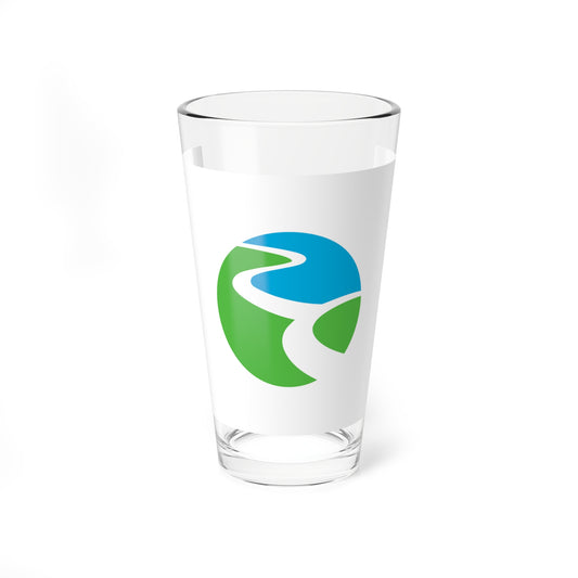 Flag of Kotoura Tottori (Japan) Pint Glass 16oz