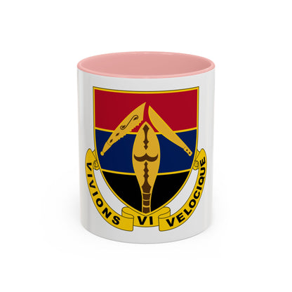 351 Armored Field Artillery Battalion (U.S. Army) Accent Coffee Mug
