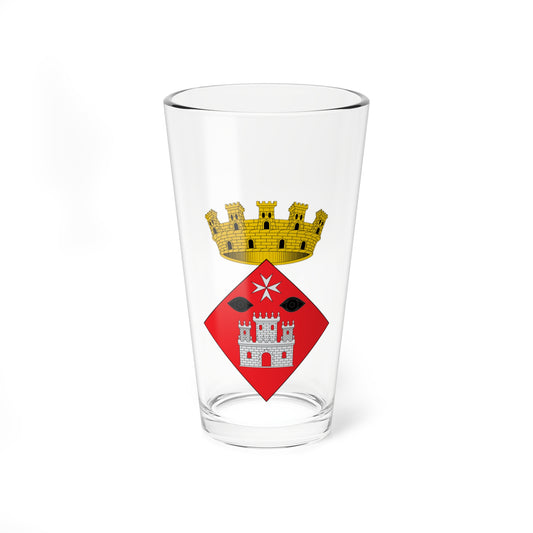 Escudo de Ulldecona DOGC (Spain) (Coat of Arms) Pint Glass 16oz