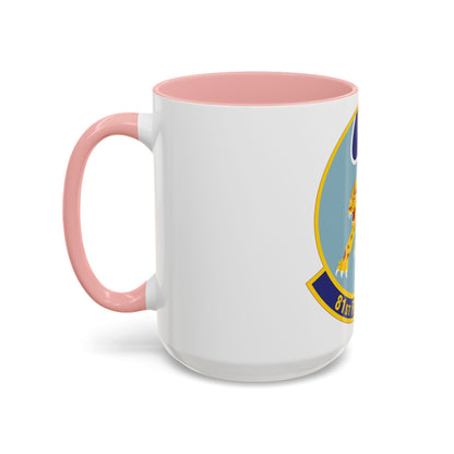 81st Fighter Squadron (U.S. Air Force) Accent Coffee Mug