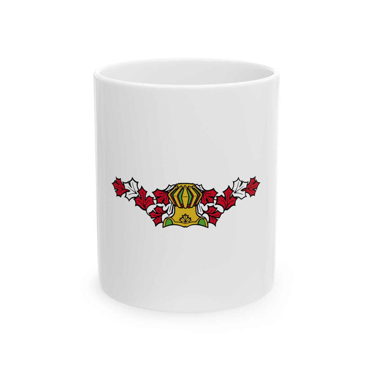 Canadian Helm - White Coffee Mug