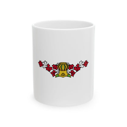 Canadian Helm - White Coffee Mug