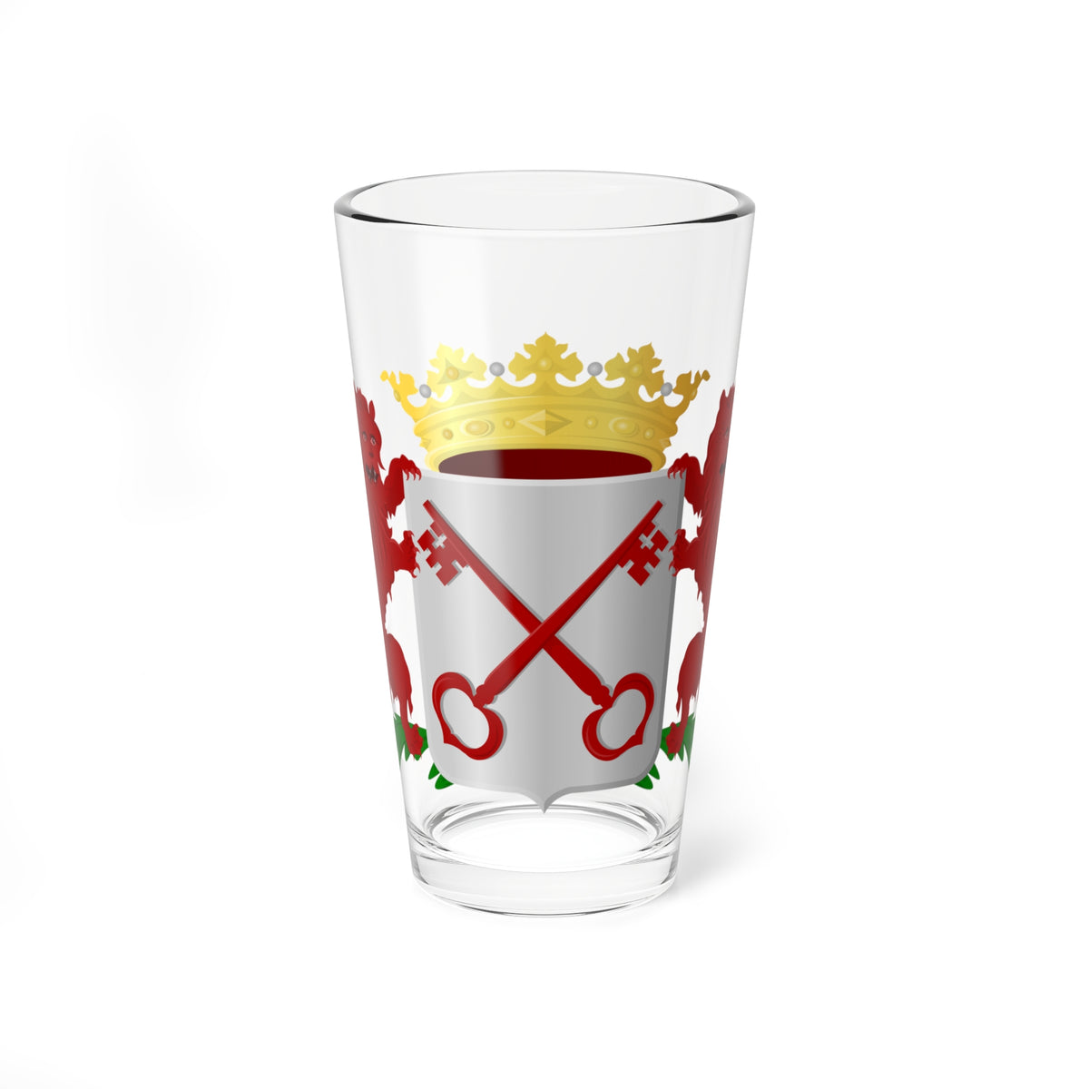 Leiden wapen 1816 (Netherlands) (Coat of Arms) Pint Glass 16oz