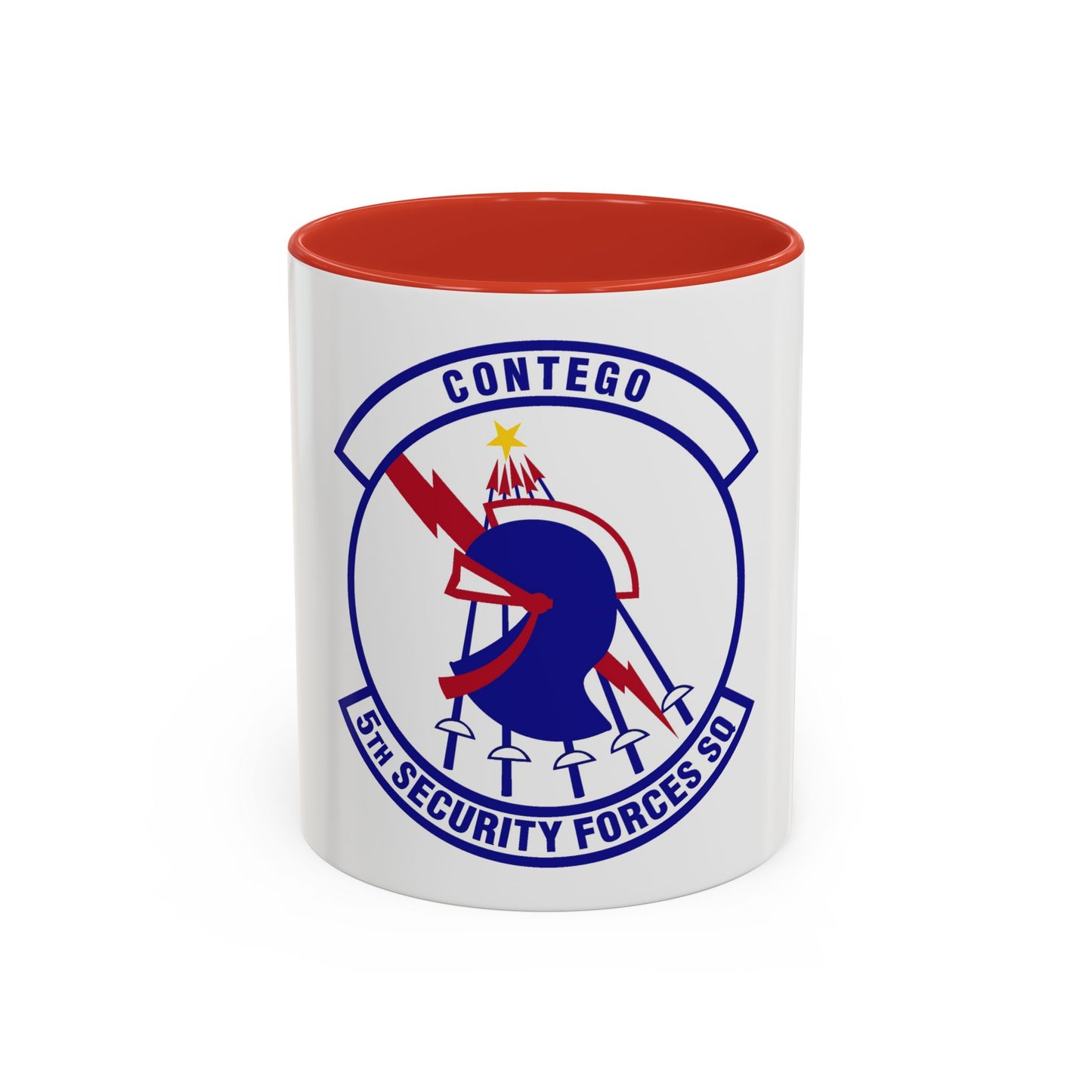 5th Security Forces Squadron (U.S. Air Force) Accent Coffee Mug