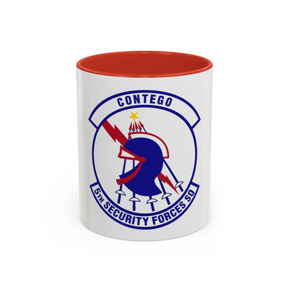 5th Security Forces Squadron (U.S. Air Force) Accent Coffee Mug