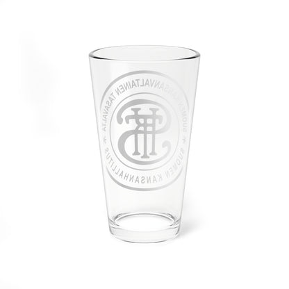 Seal of the Finnish Democratic Republic (Finland) (Coat of Arms) Pint Glass 16oz