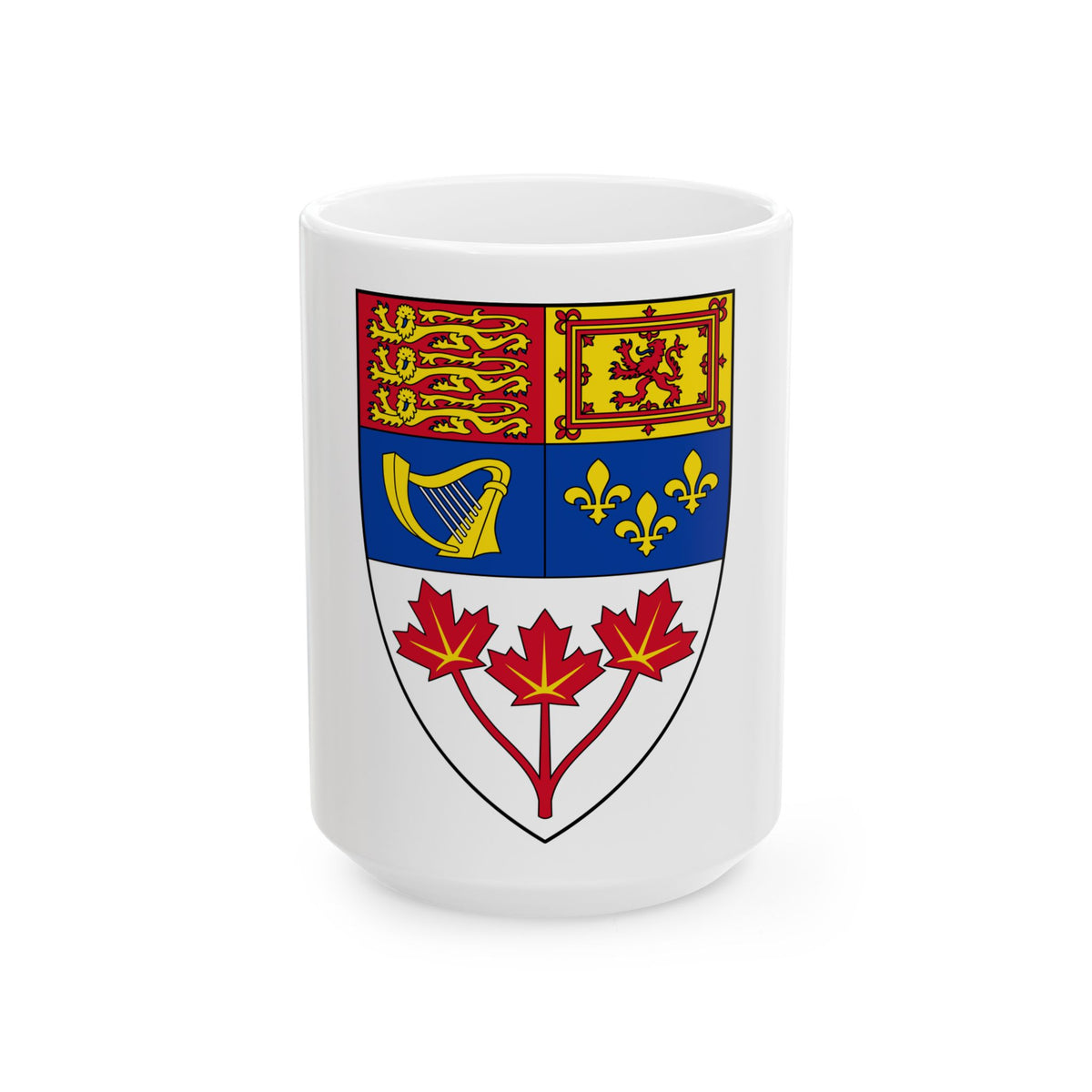 Arms of Canada (shield) - White Coffee Mug