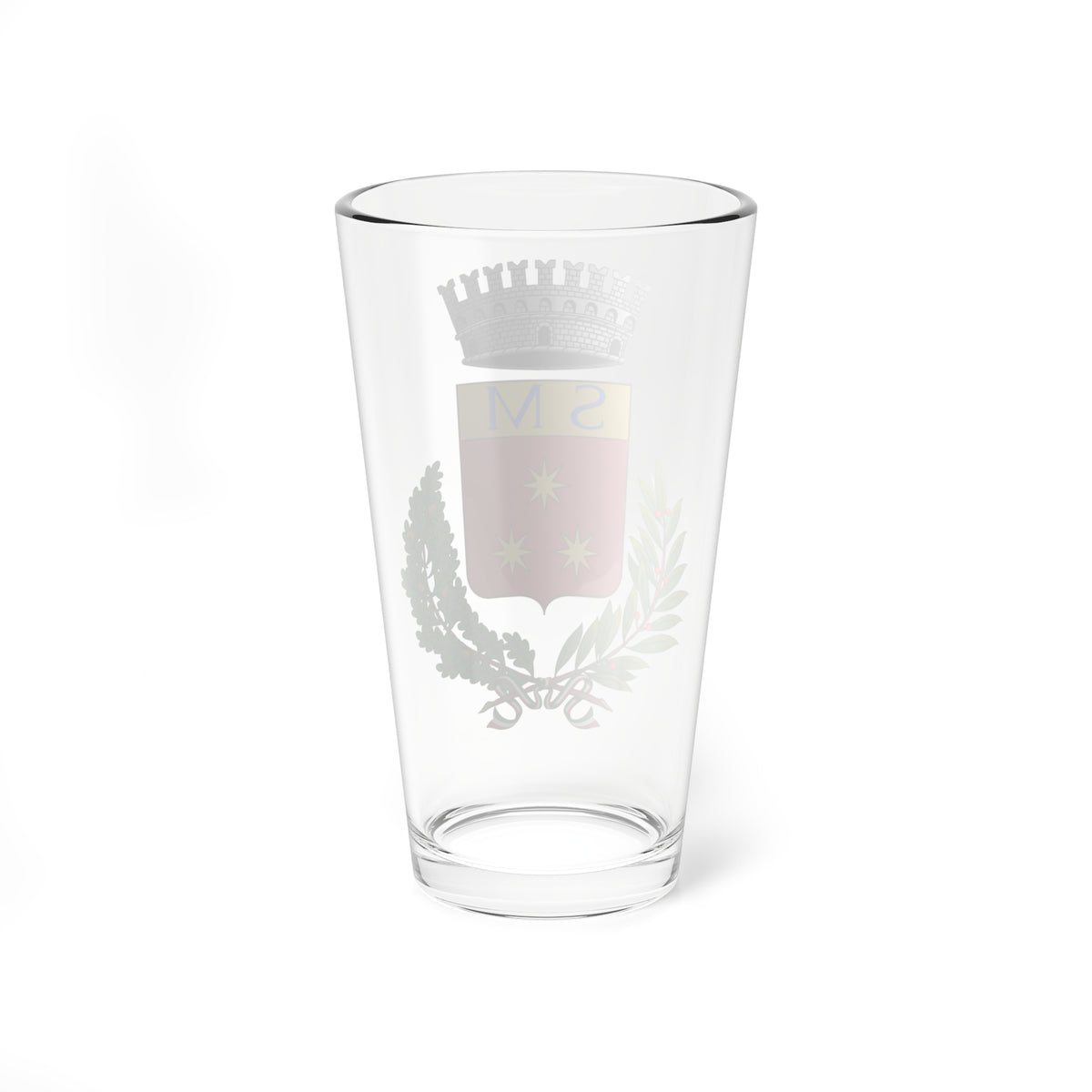 Santa Maria la Carità-Stemma (Italy) (Coat of Arms) Pint Glass 16oz