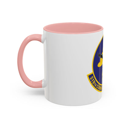 519th Combat Sustainment Squadron (U.S. Air Force) Accent Coffee Mug