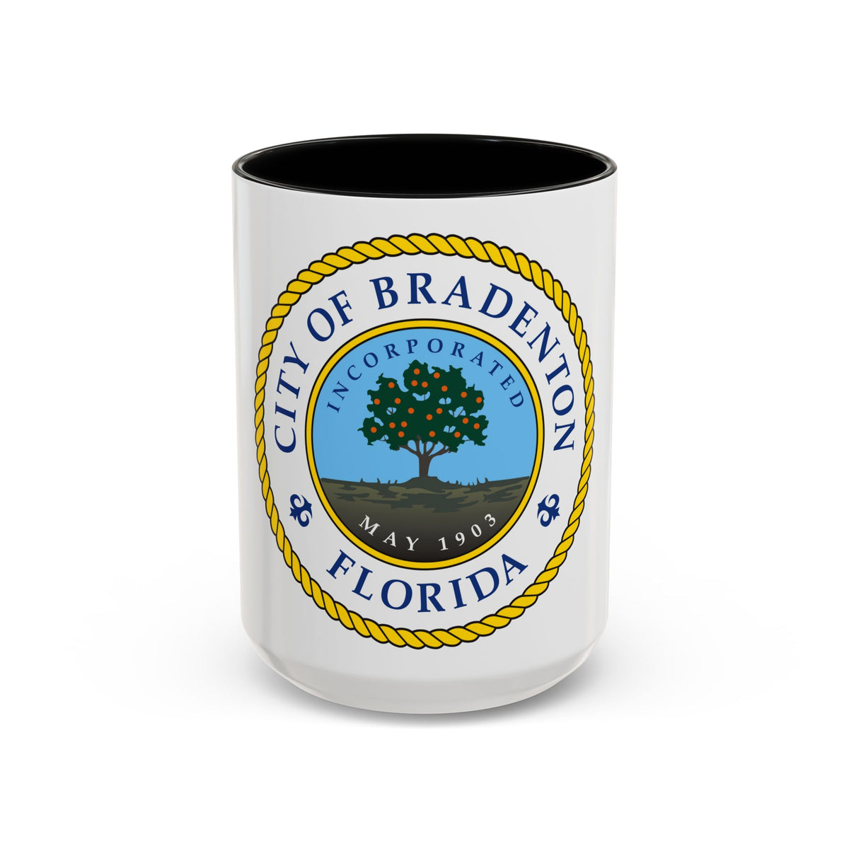 Seal of Bradenton Florida - Accent Coffee Mug