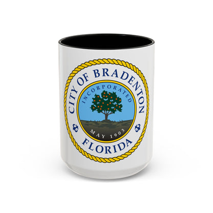 Seal of Bradenton Florida - Accent Coffee Mug
