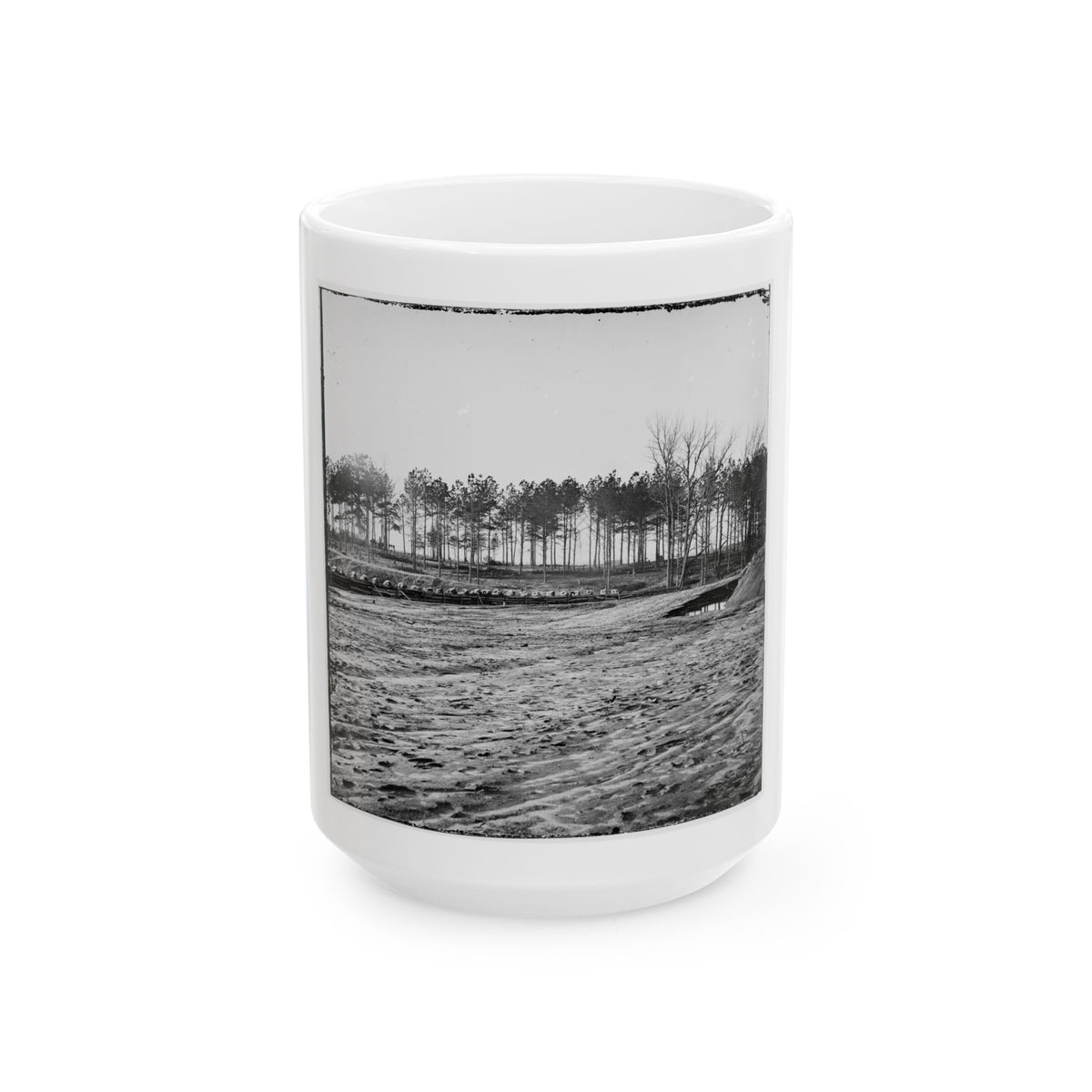 Bermuda Hundred , Virginia. View (U.S. Civil War) White Coffee Mug