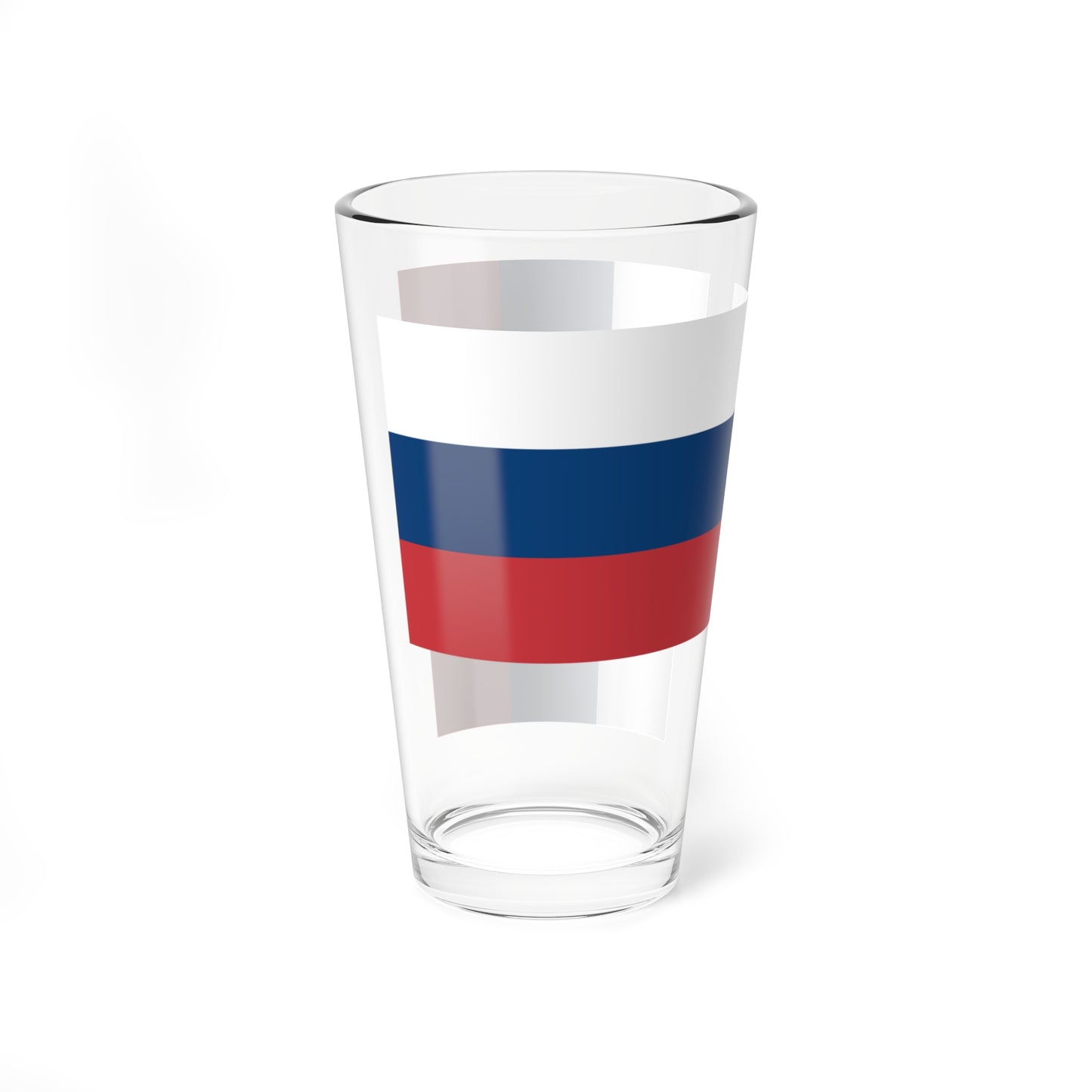 Flag of Russia hv (Russia) Pint Glass 16oz