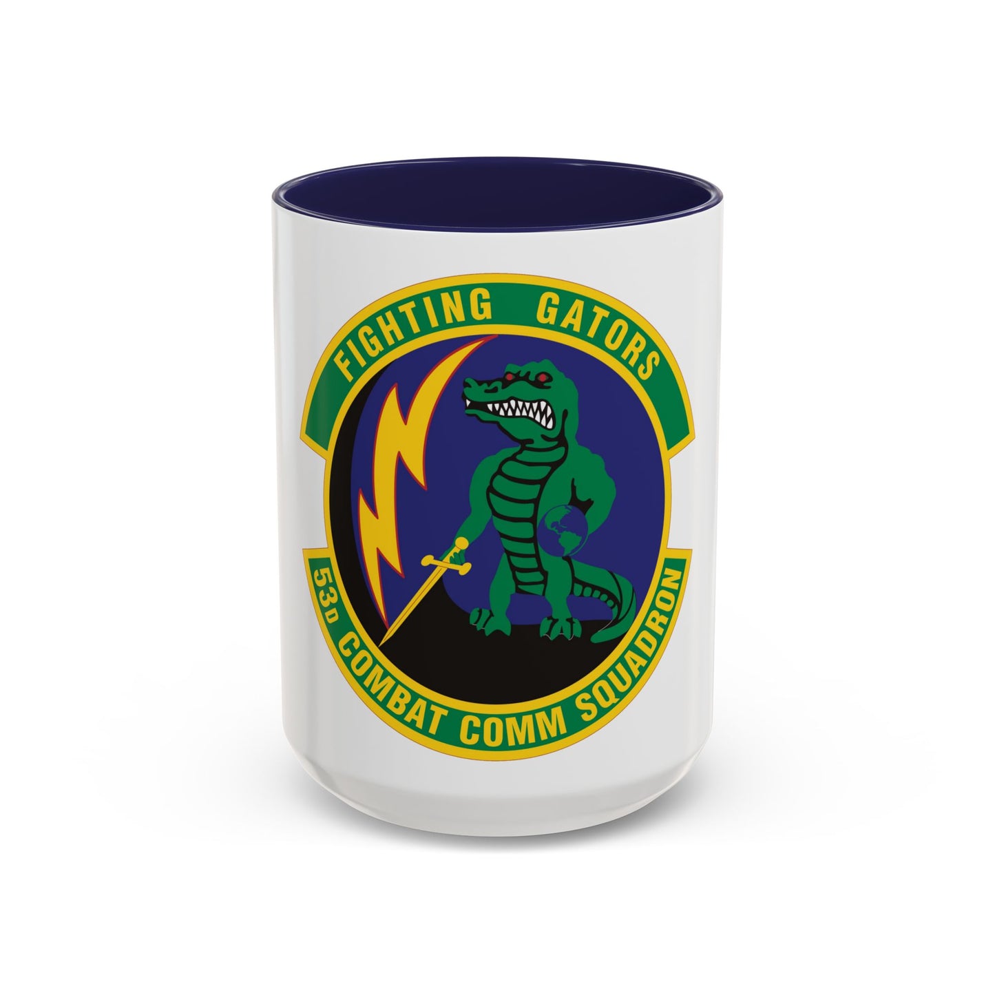 53d Combat Communications Squadron (U.S. Air Force) Accent Coffee Mug