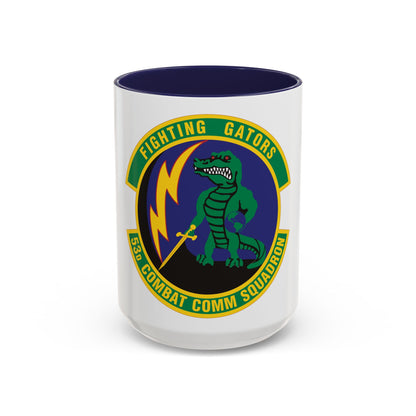 53d Combat Communications Squadron (U.S. Air Force) Accent Coffee Mug