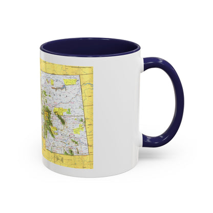 USA - Northwest 1 (1973) (Map) Accent Coffee Mug