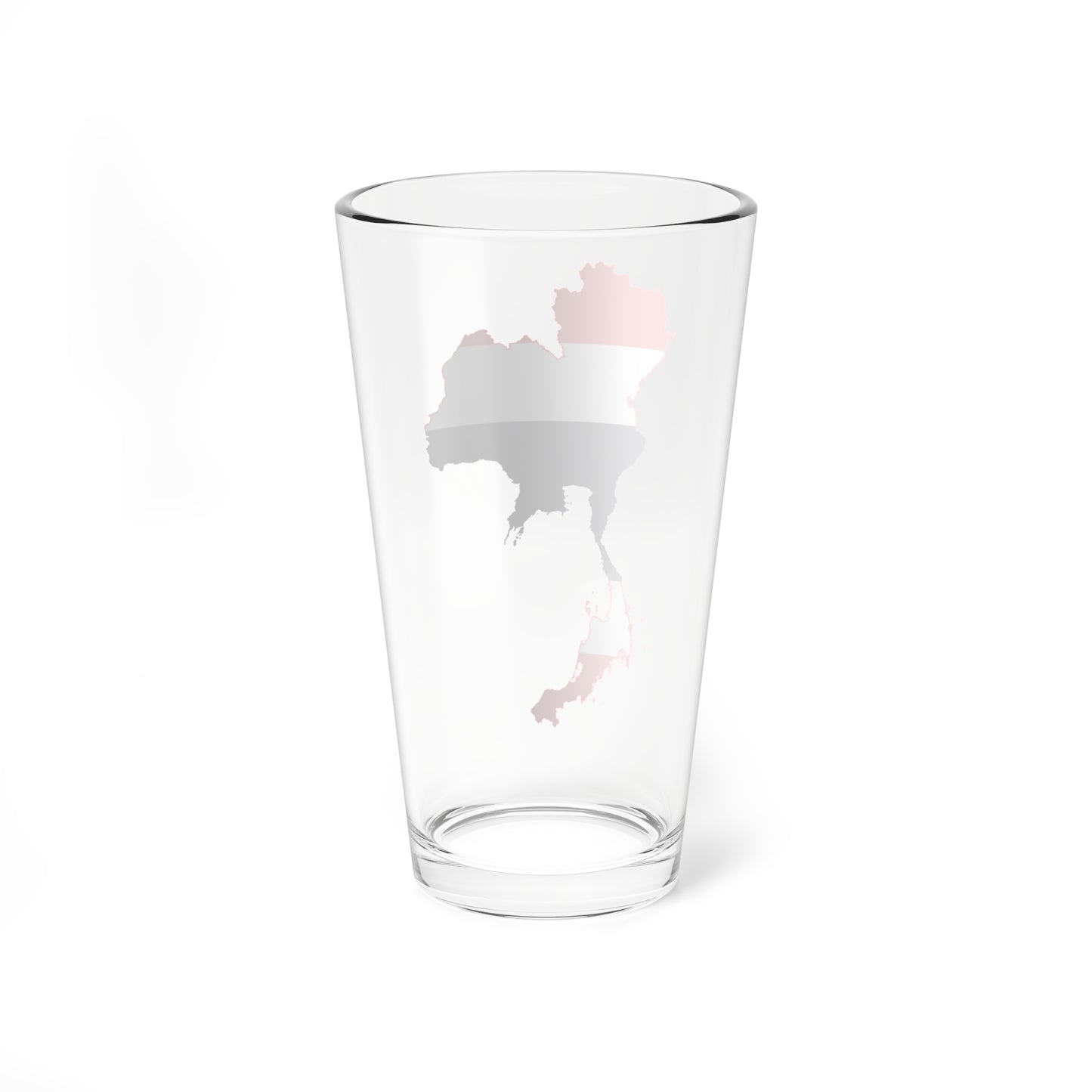 Flag-map of Thailand all (Thailand) Pint Glass 16oz