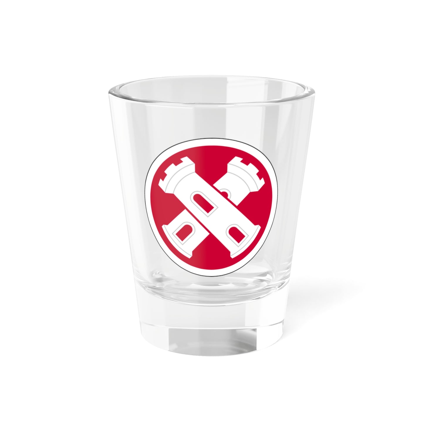 16th Engineer Brigade SSI (U.S. Army) Shot Glass 1.5oz