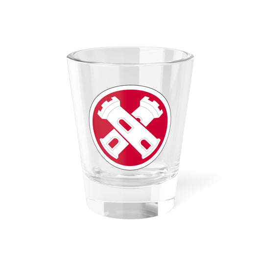 16th Engineer Brigade SSI (U.S. Army) Shot Glass 1.5oz