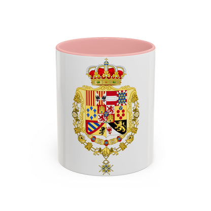 Royal Greater Coat of Arms of Spain (1761-1868 and 1874-1931) - Accent Coffee Mug