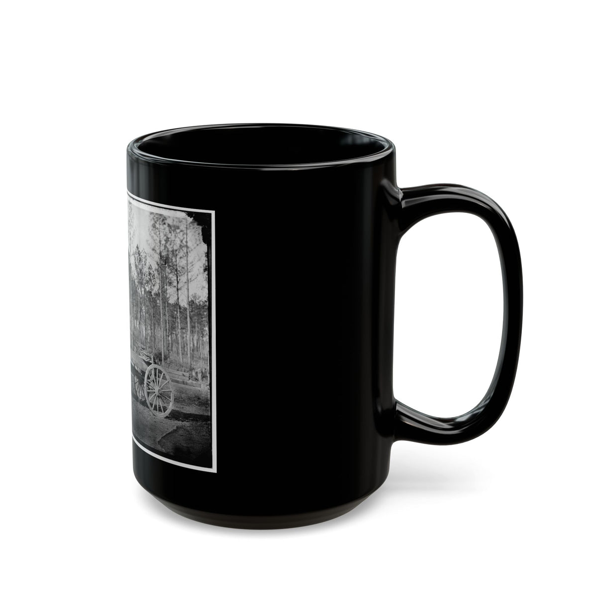Rappahannock Station, Va. Pontoon Wagon, 50th New York Engineers (U.S. Civil War) Black Coffee Mug