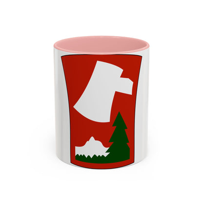 70th Infantry Division patch (U.S. Army) Accent Coffee Mug