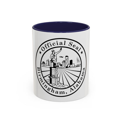 Seal of Birmingham Alabama - Accent Coffee Mug