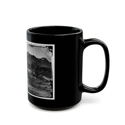 Morris Island, South Carolina. Two Men In Front Of Tent (U.S. Civil War) Black Coffee Mug