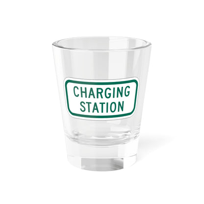 MUTCD-MI R7-8cP (Michigan) (Road Sign) Shot Glass 1.5oz