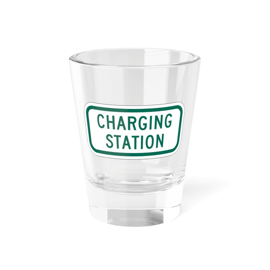 MUTCD-MI R7-8cP (Michigan) (Road Sign) Shot Glass 1.5oz