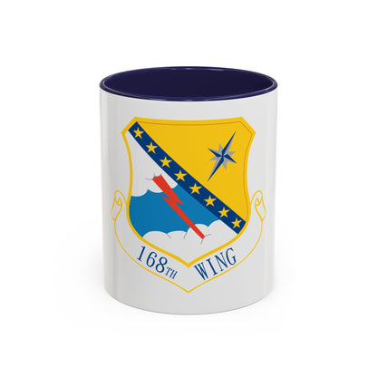 168th Wing emblem (U.S. Air Force) Accent Coffee Mug