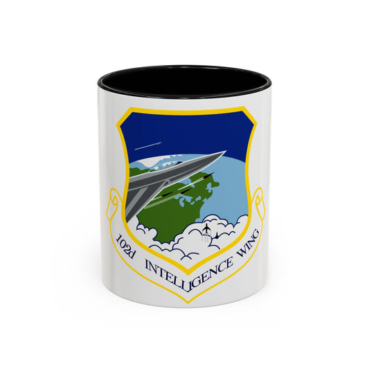 1014px 102nd Intelligence Wing emblem (U.S. Air Force) Accent Coffee Mug