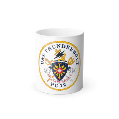 USS Thunderbolt PC 12 (U.S. Navy) Color Changing Mug 11oz