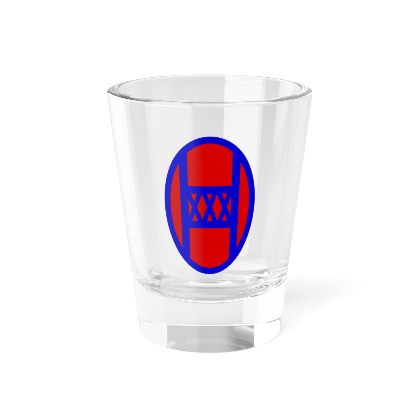 30th Infantry Division SSI (U.S. Army) Shot Glass 1.5oz