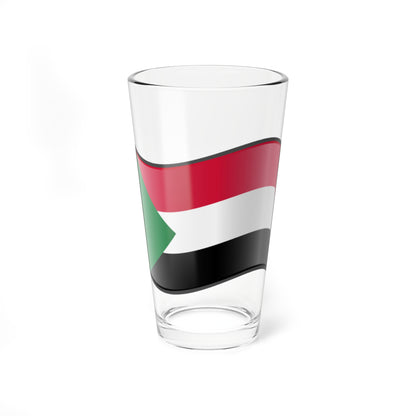 Nuvola Sudanese flag (Sudan) Pint Glass 16oz