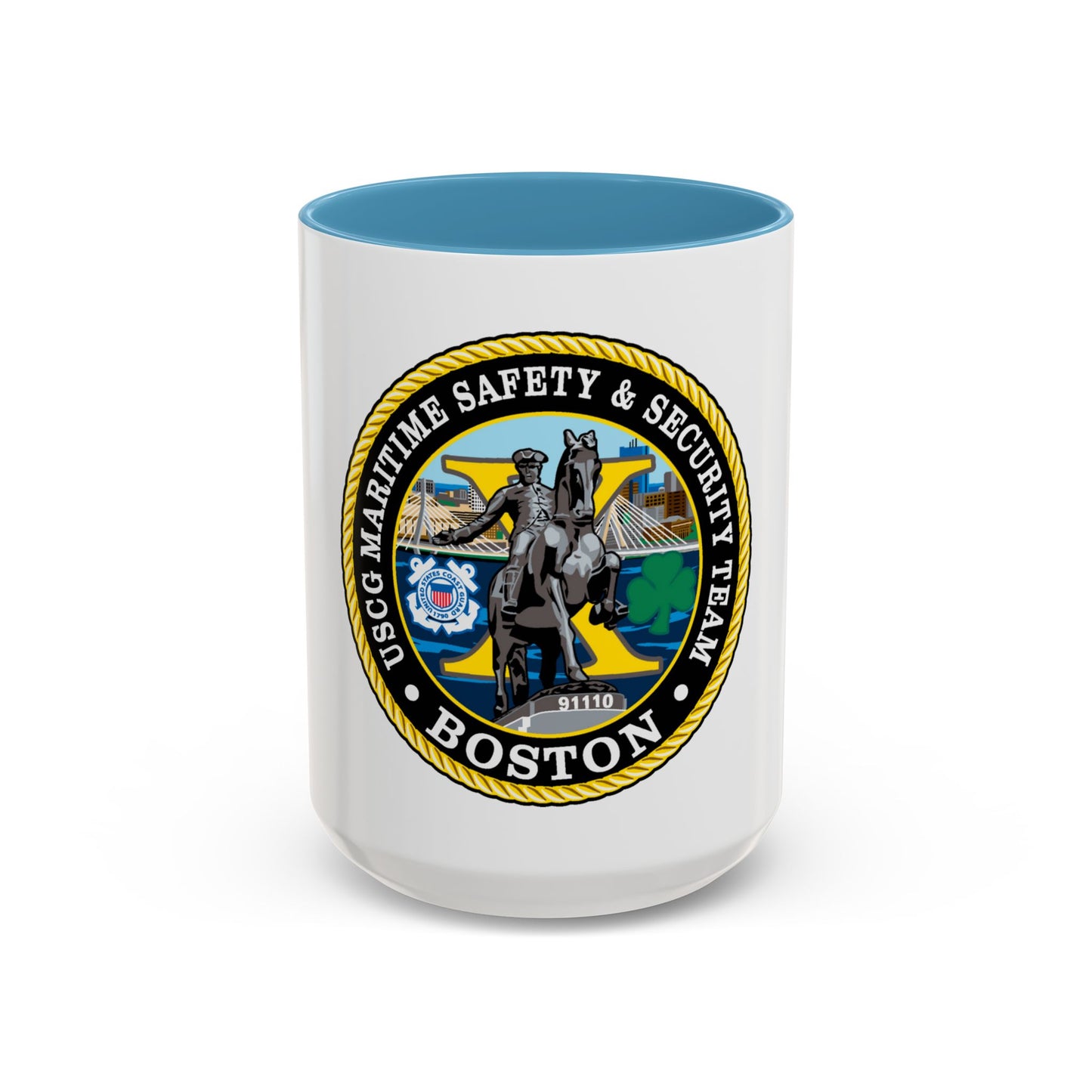 USCG Maritime Safety & Sec Team MSST Boston (U.S. Coast Guard) Accent Coffee Mug