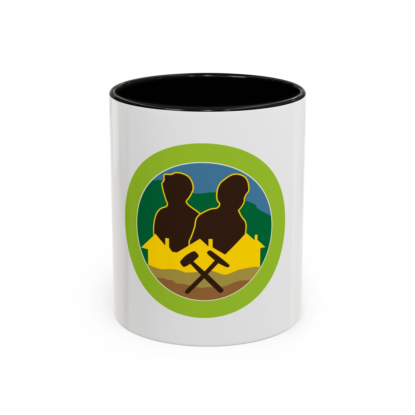 Mining in Society (Boy Scout Merit Badge) Accent Coffee Mug