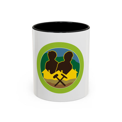 Mining in Society (Boy Scout Merit Badge) Accent Coffee Mug