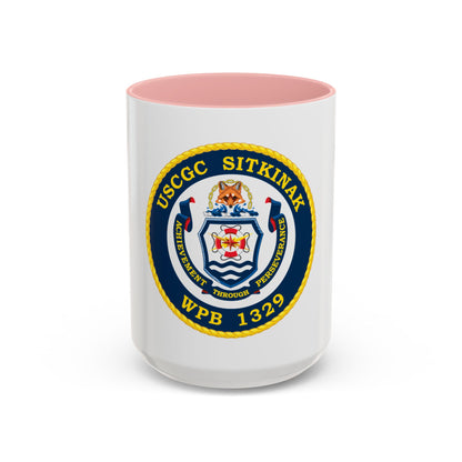 USCGC Sitkinak WPB 1329 (U.S. Coast Guard) Accent Coffee Mug