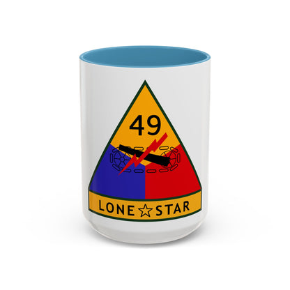 49th Armored Division (U.S. Army) Accent Coffee Mug