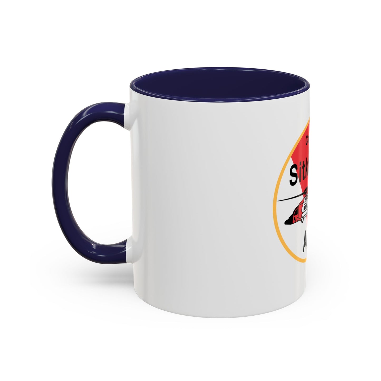 USCG Air Station Sitka (U.S. Coast Guard) Accent Coffee Mug