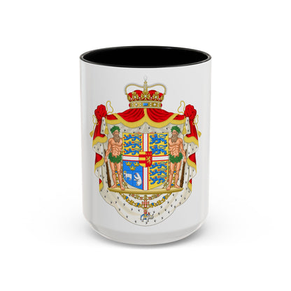 Coat of arms of Joachim, Prince of Denmark - Accent Coffee Mug
