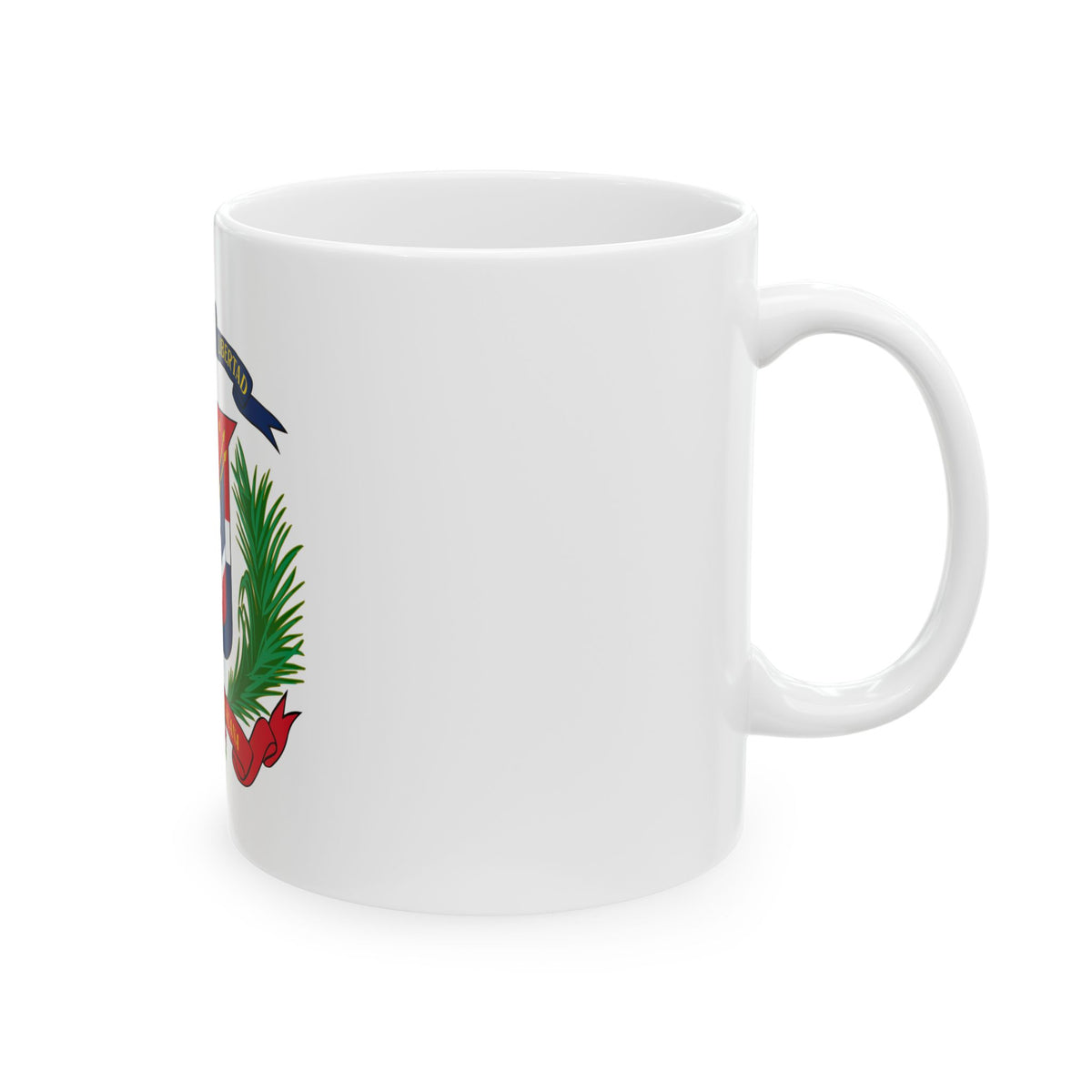 Coat of arms of the Dominican Republic - White Coffee Mug