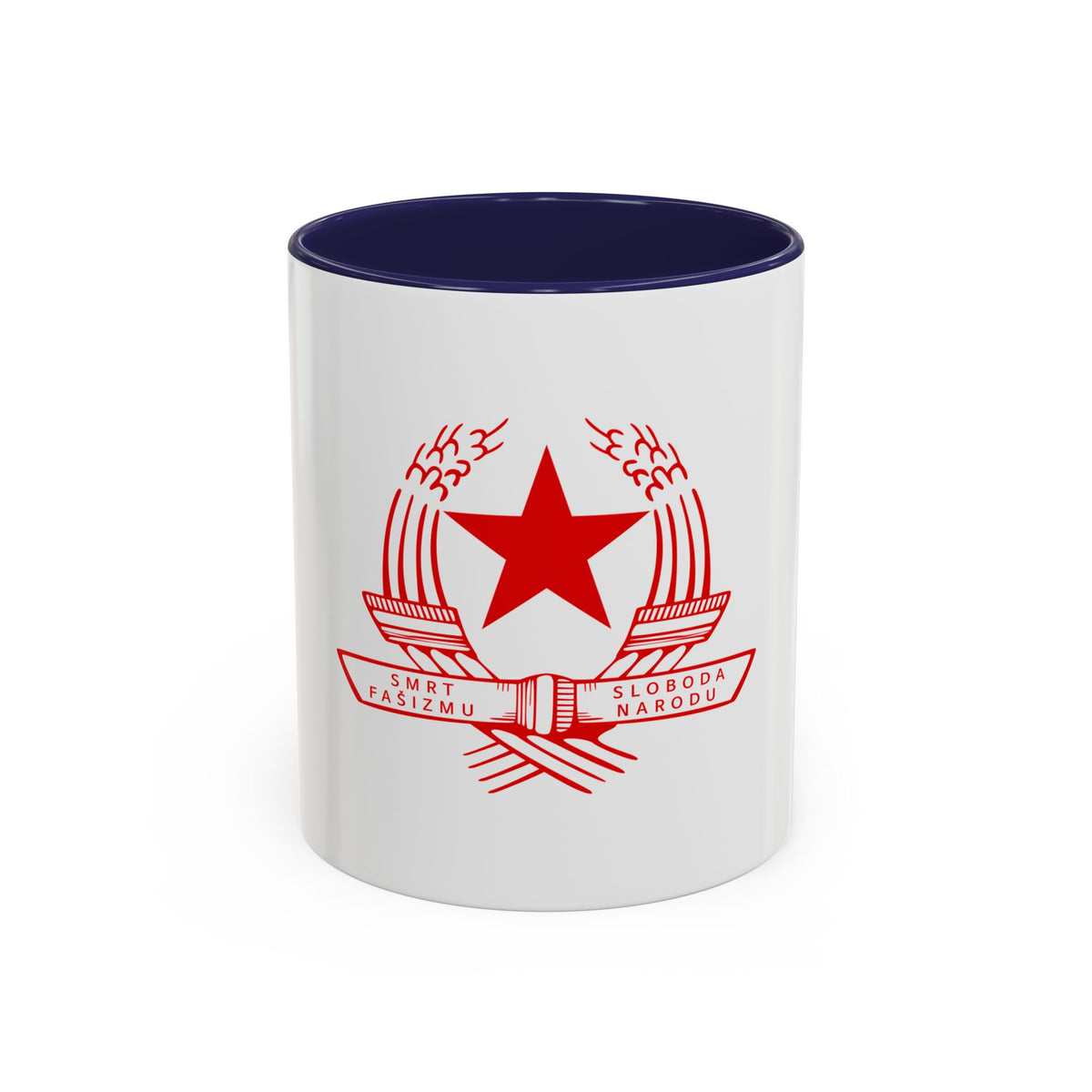 Emblem of the State Anti-fascist Council for the National Liberation of Croatia - Accent Coffee Mug