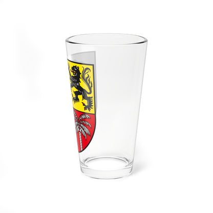 DE-ST 15-0-82 Landkreis Anhalt-Bitterfeld COA (Germany) (Coat of Arms) Pint Glass 16oz