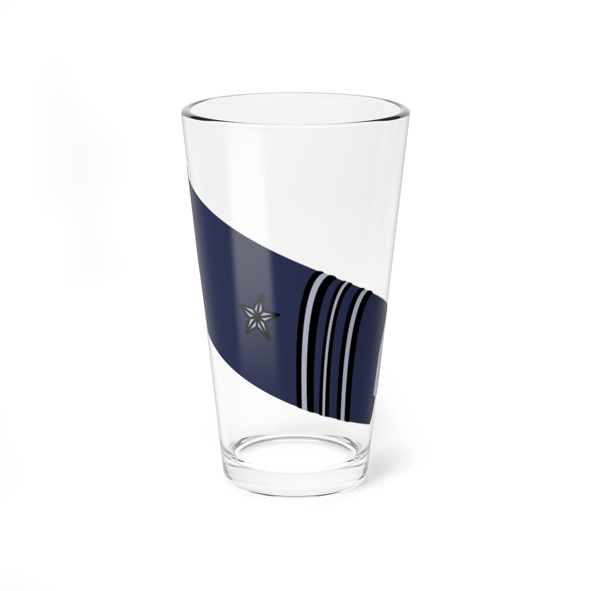 SS.OO.7.B   CDE (Chile) (Military Rank) Pint Glass 16oz